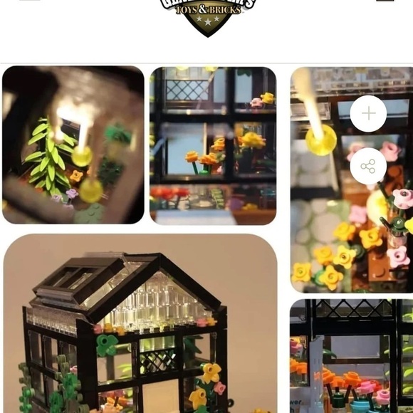 General Jim’s Toys & Bricks botanical greenhouse connecting brick set - Picture 11 of 11